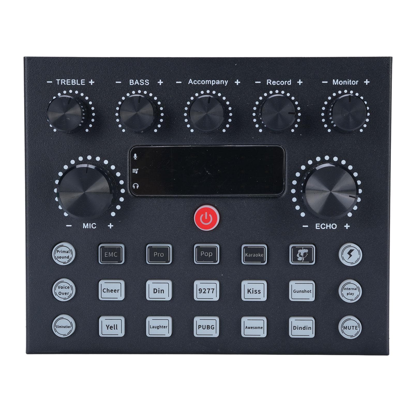 Live Sound Card Mixer Noise Reduction 16 Sound Effects Podcast Sound Interface with DJ Mixer