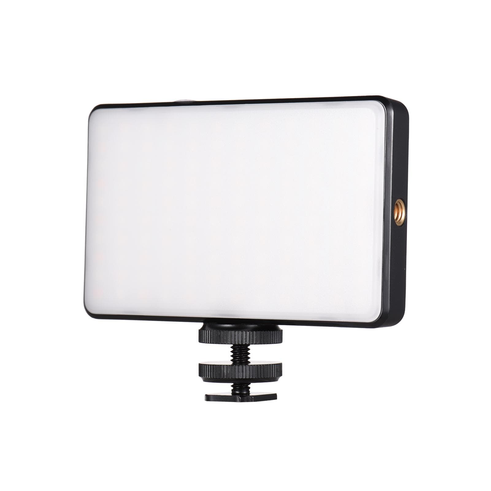 Andoer ST120 Pocket LED Video Light Rechargeable Fill Light 2500K-9000K Bi-color Temperature black