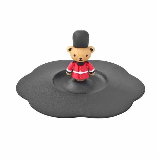Heat-resistant Cartoon Silicone Cup Cover Water lid Seal Leak Proof Reusable Tools O