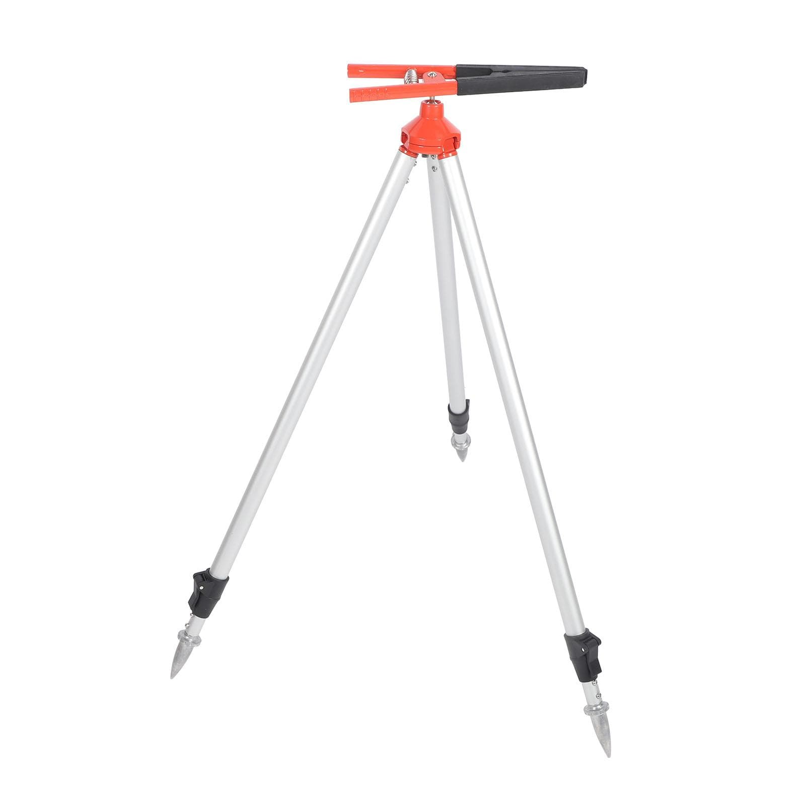 Surveying Prism Pole Tripod 75?120cm Height Retractable Aluminum Alloy Centering Rod Clamp Total