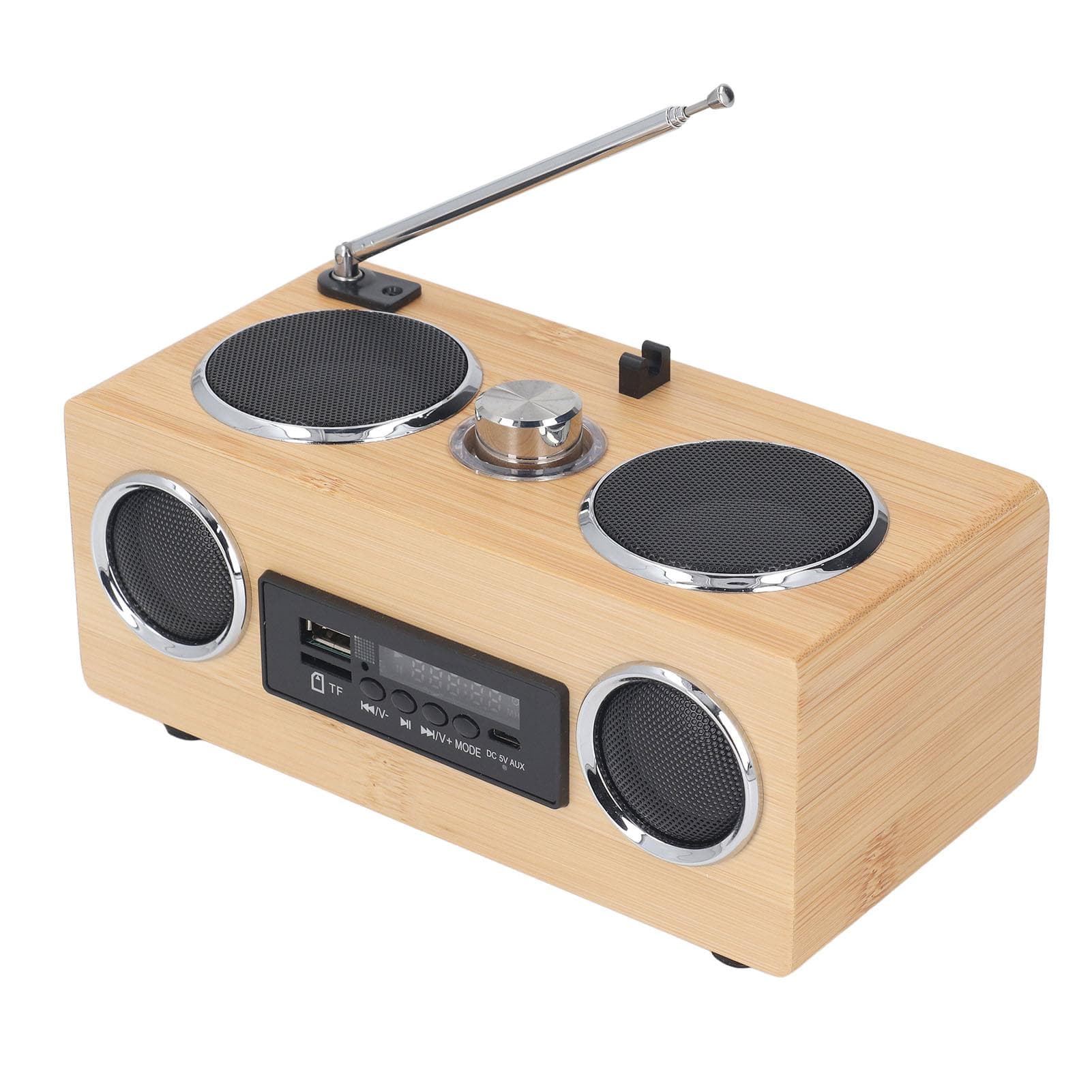Retro Bluetooth Speaker Stero Wireless Bluetooth 5.0 AM FM Radio Small Vintage Bluetooth Speaker