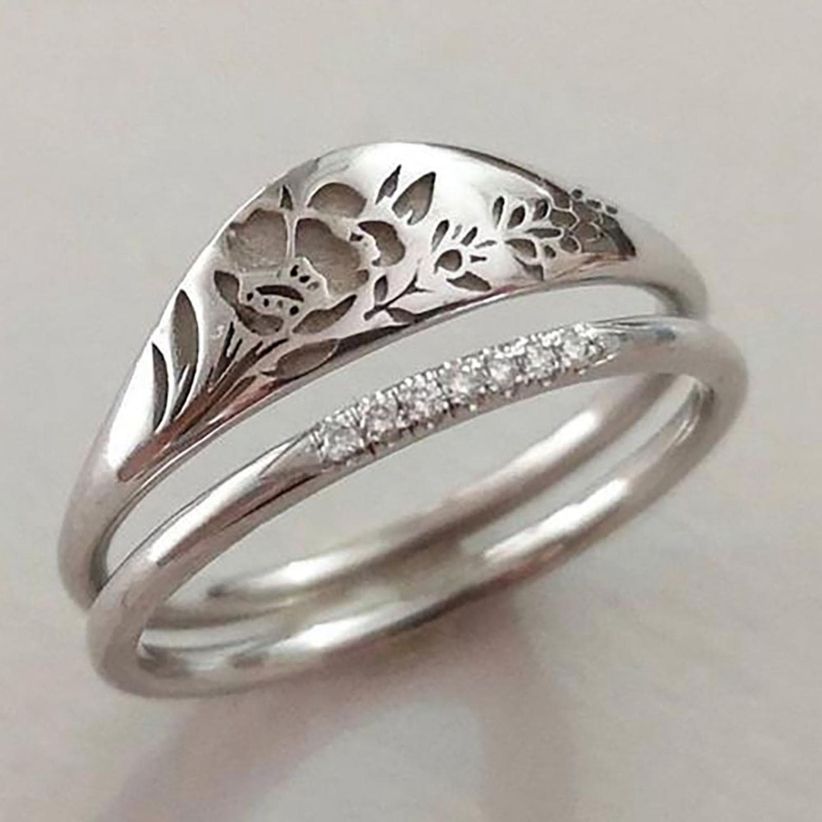 Wedding Band In Titanium Plated Ring Wedding Ring Engagement Ring 10 silver