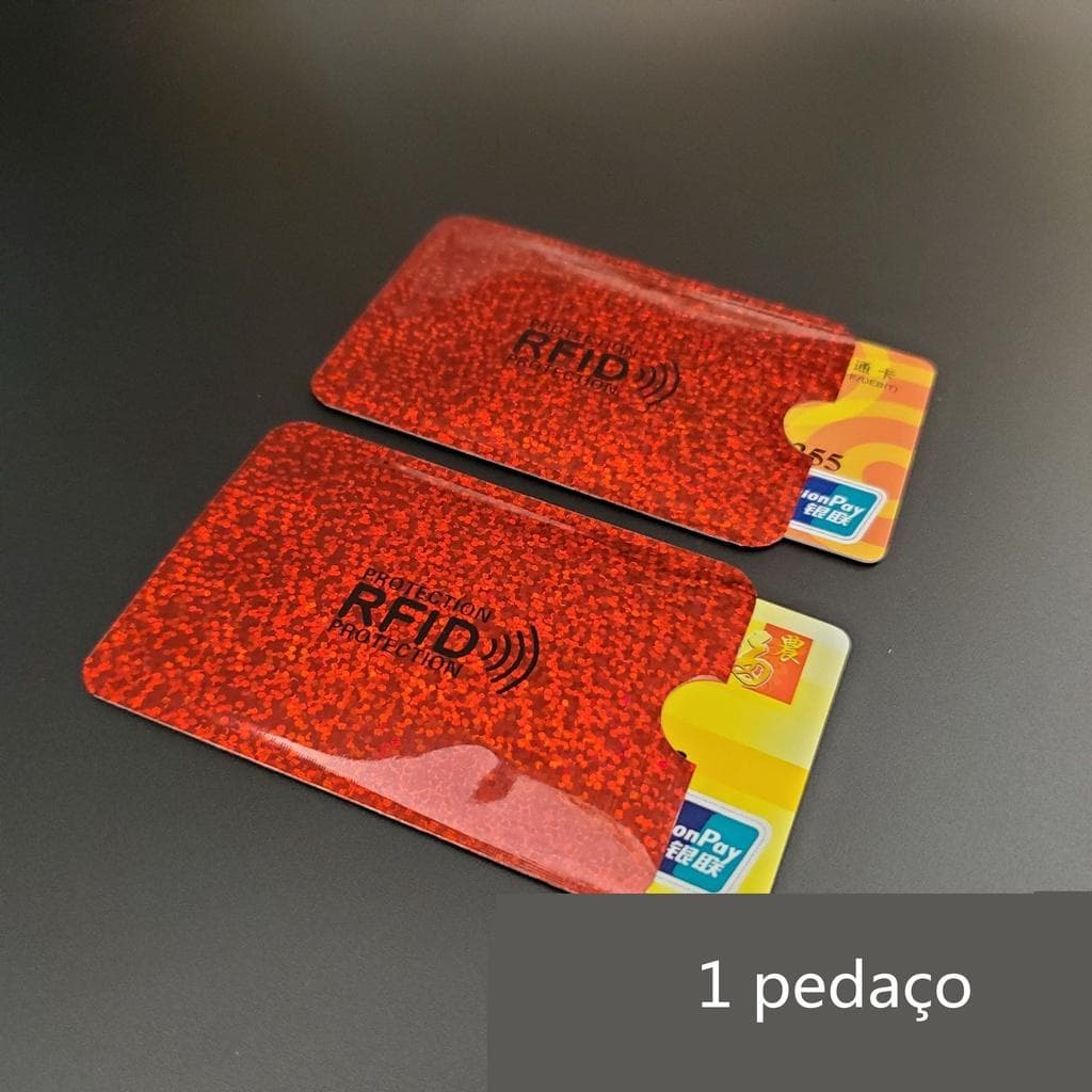 Identity information theft RFID shielding cover protection security card cover 82*62mm