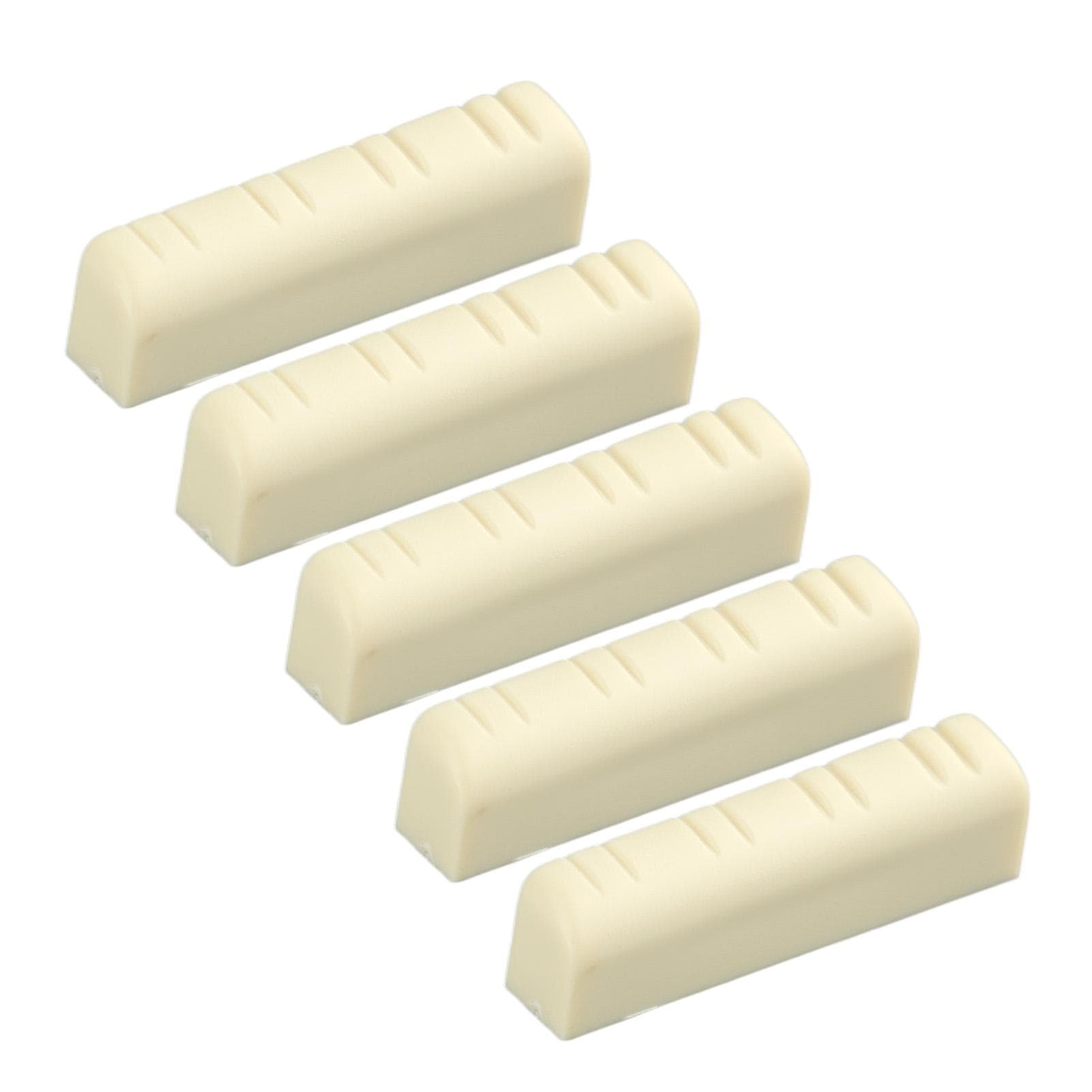 5Pcs Mandolin Bridge Nut 8 String Plastic 3.5cm Universal Instrument Accessory for Replacement