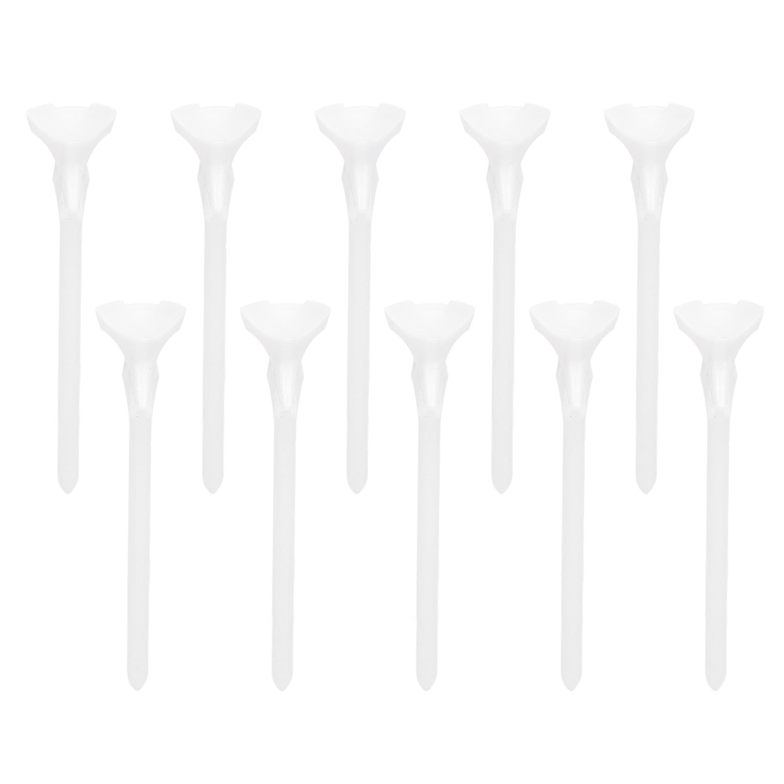 10Pcs Tees Bulk Plastic PC Nail Ball Holders Brackets Prevent Collision Improve Hitting Accuracy