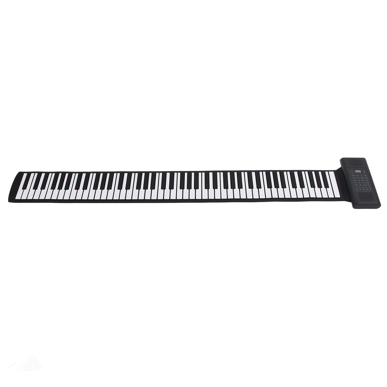 Foldable Piano Keyboard Rechargeable LED Display 128 Tones 128 Rhythms MIDI Output Support 14 Demo