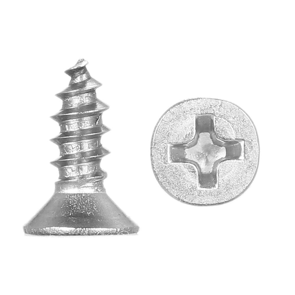 A2 DIN7982 #6 304 3.5mm Stainless Steel Screw Countersunk Self Tapping Wood 3.5mmx10mm