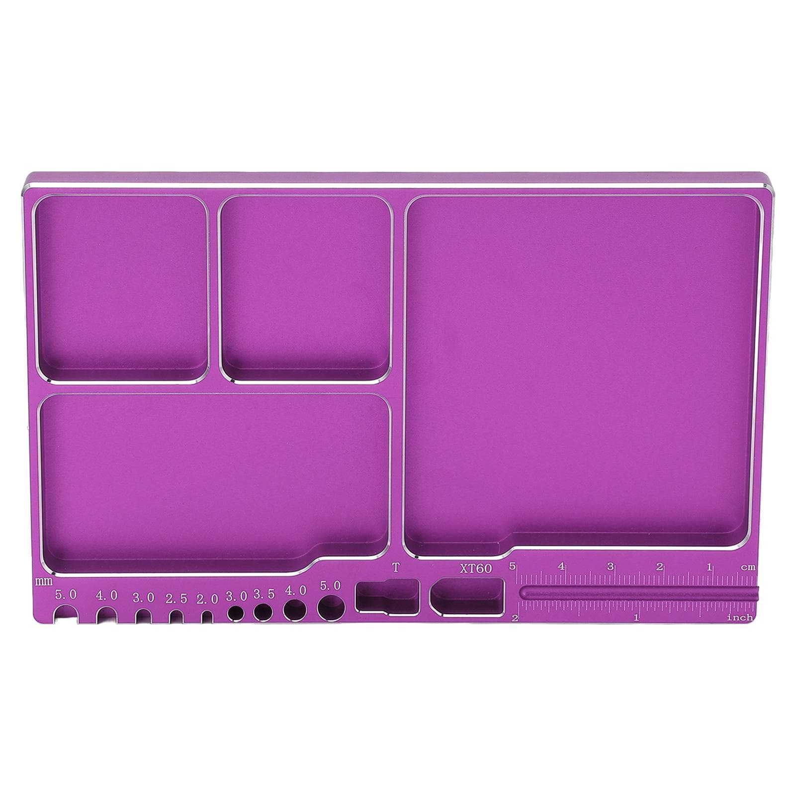 Magnetic Screw Tray Aluminium Alloy Magnetic Adsorption Widely Used Magnetic Parts Tray with