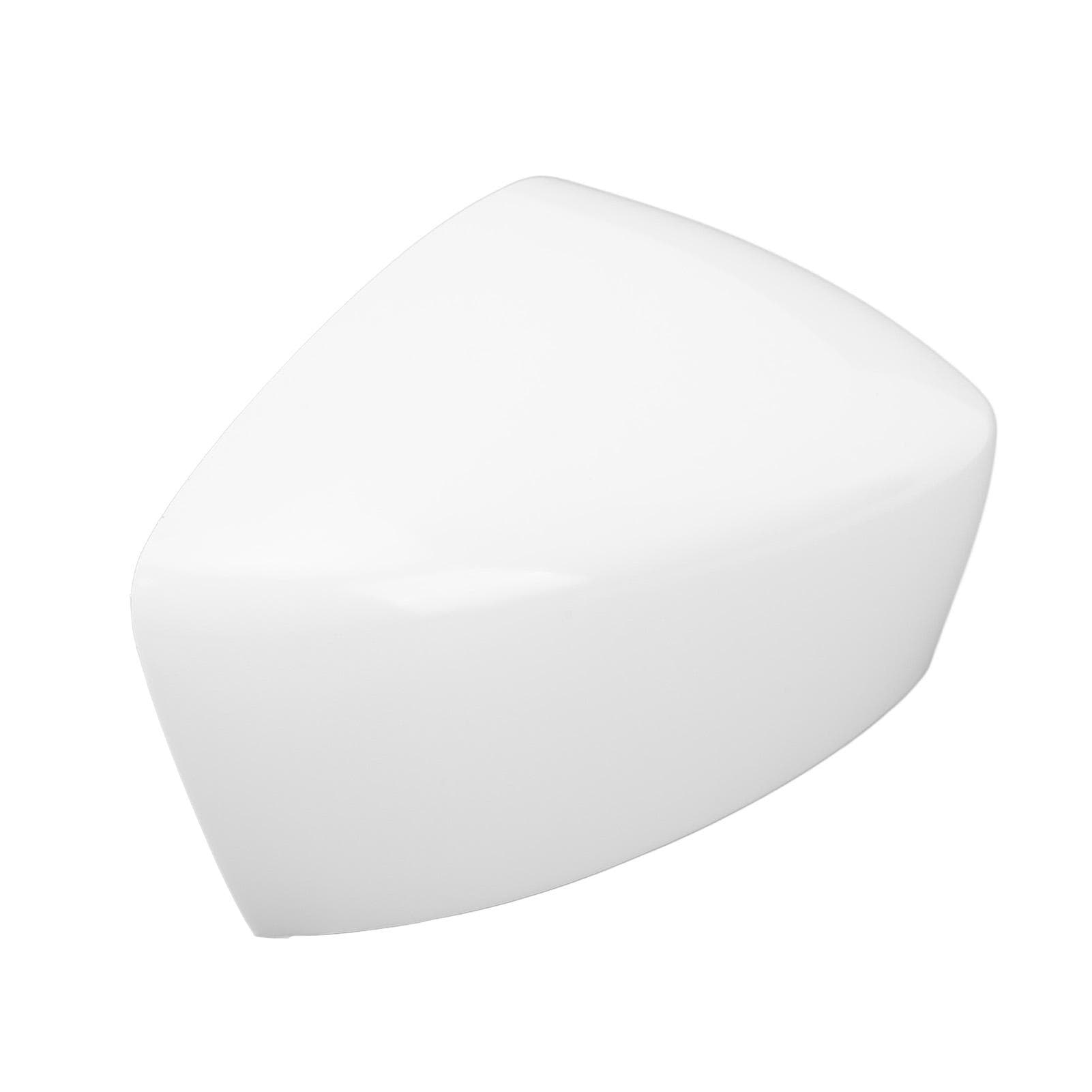 Side Mirror Cap Unpainted White High Strength Door Rearview Mirror Cover Cap for 3 Axela M3 2014 to