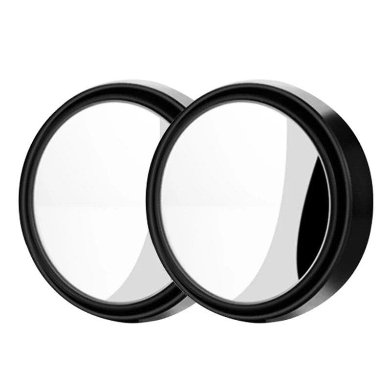 2pcs Car Blind Spot Mirror Rearview Mirror Rain Multifunctional 2-in-1 Rain Covering For Rainy Days Expanding View Safety Driv black