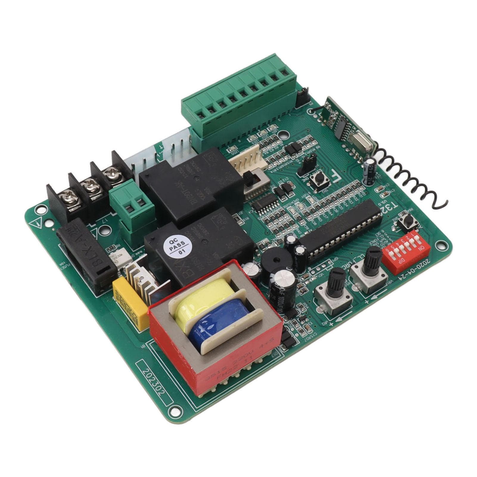 Sliding Gate Motor Control Board LED Indication Electric Door Motor Circuit Board with Remote