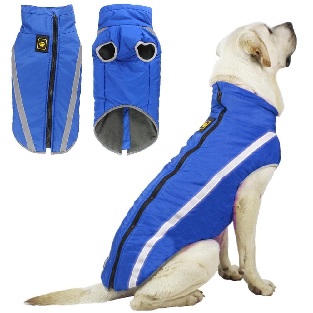 Warm Winter Dog Vest Windproof Reflective Dog Jacket for Puppy Warm Outdoor Dog Clothes Pet Vest