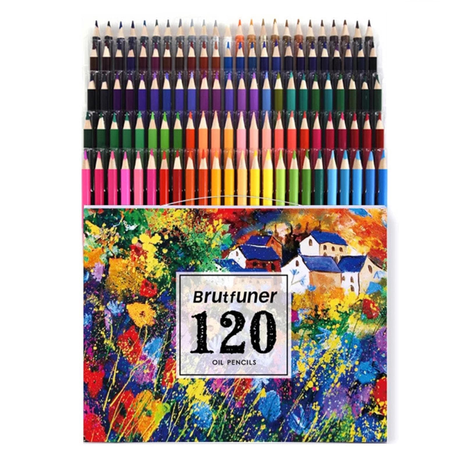48/72/120/150/180 Watercolor Pencils Set Pre-Sharpened Water Soluble Color Pencils Art Supplies for 120 Oil Color Pencils