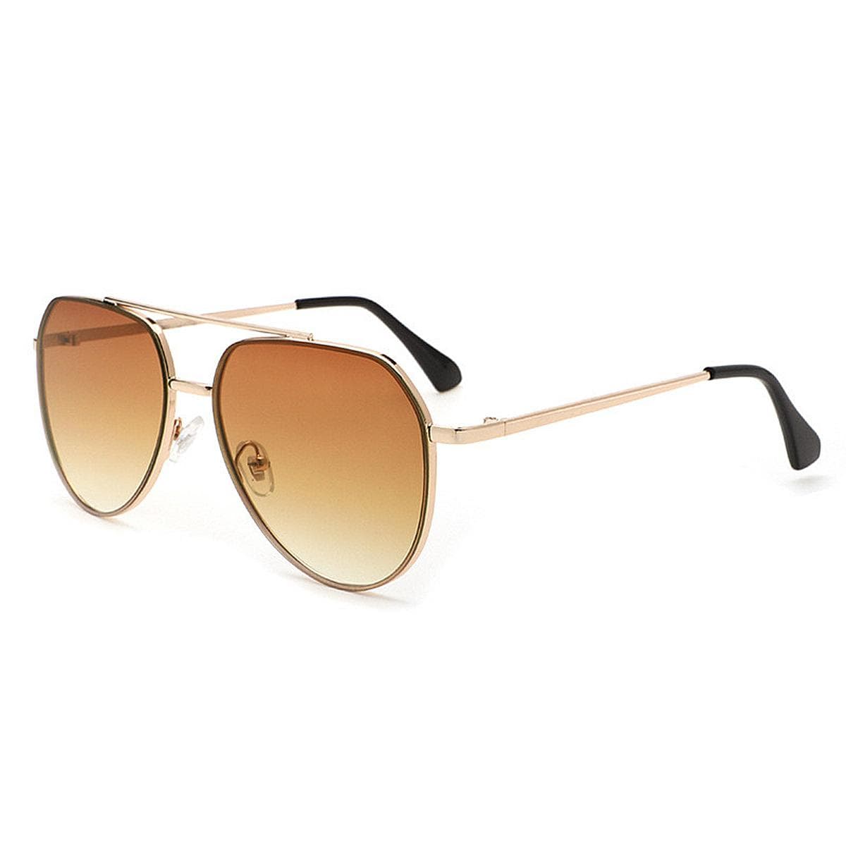 New Vintage Metal Sunglasses Men Retro Trendy Black Shades UV400 Protection for Driving Fishing Fashion Eyewear