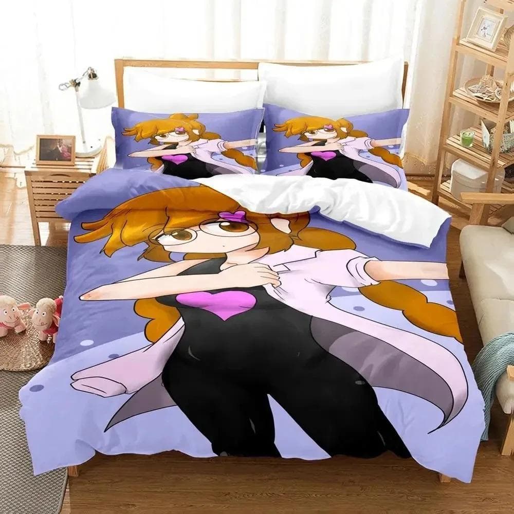 Cartoon Wario Ware Get It Together Bedding Set Duvet Cover Bed Set Quilt Cover Pillowcase Comforter king Queen Size Boys Adult EU single(135x200cm)