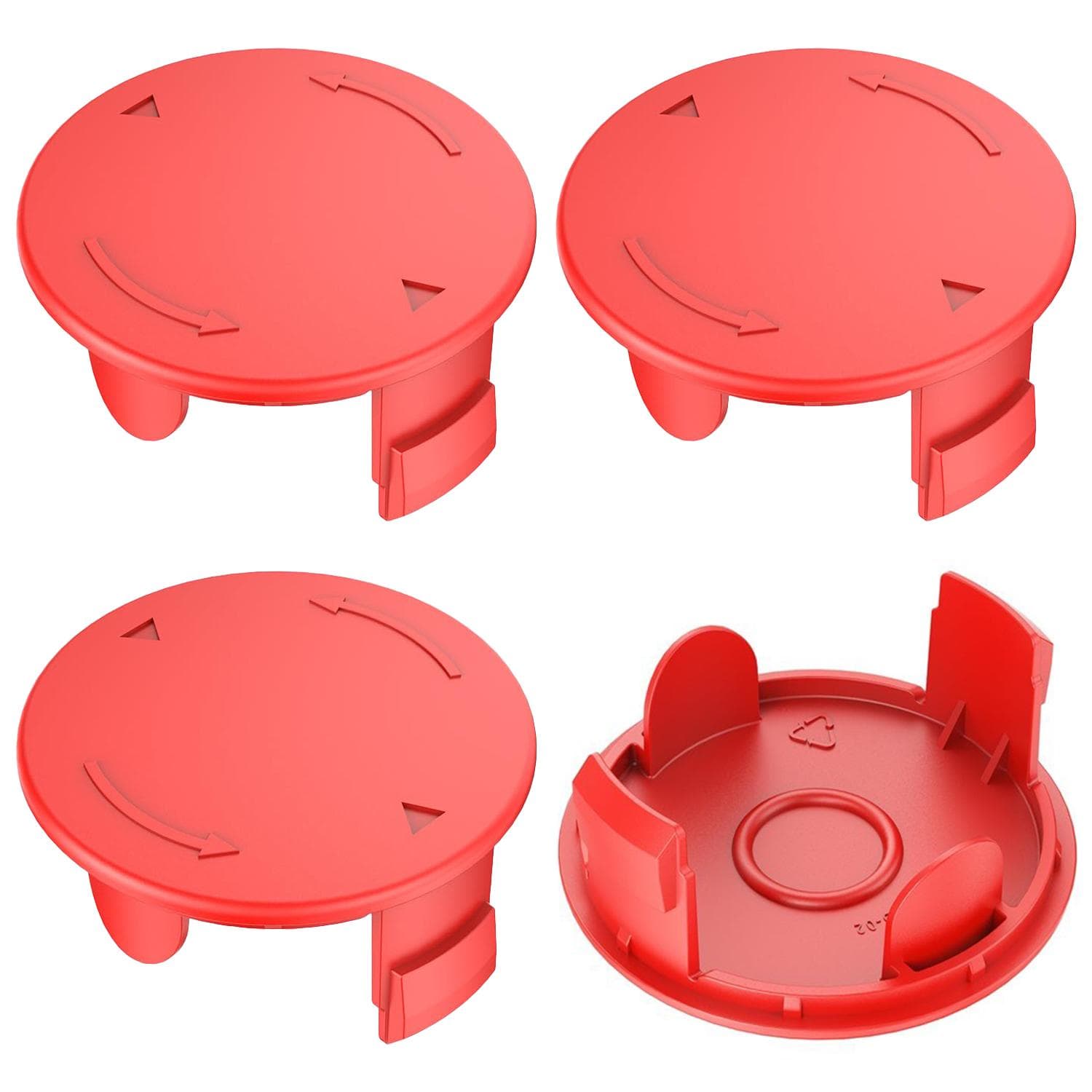 4Pcs Replacement Spool Cover Cap for Bosch ART 30-36 LI / 24 / 27 / 30, 1600A00X61 / 1600A00DU0 / F016L72438 StyleA