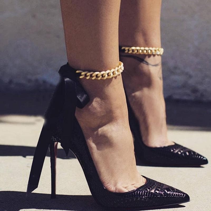 New Fashion Beach Ribbon Anklet Ladies Anklet Girl Jewelry Lovers Gift Women's Accessories black