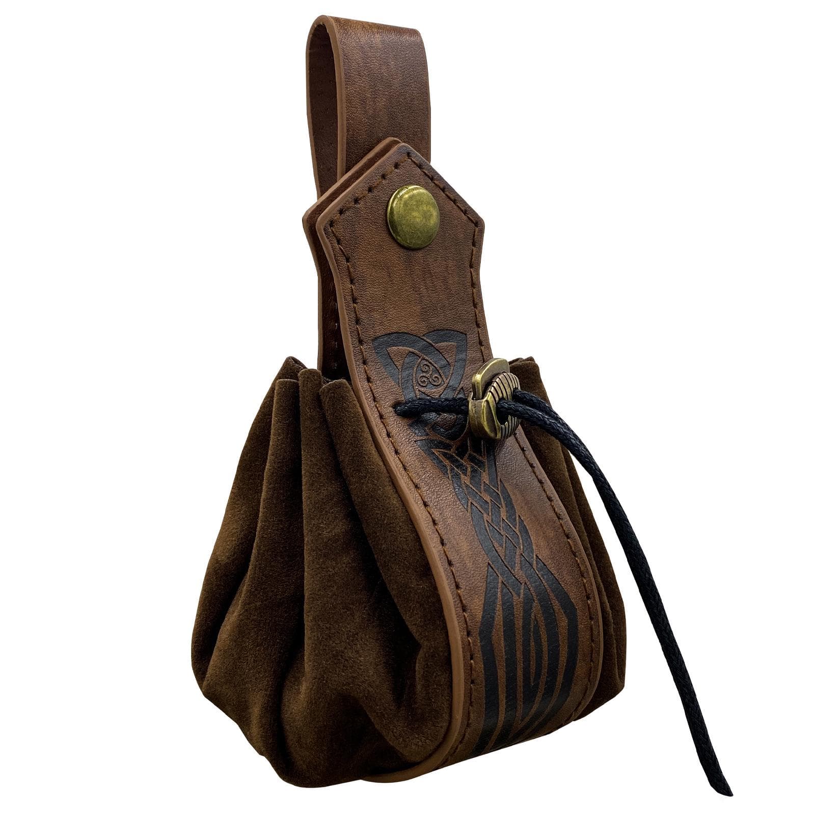 Viking Style Medieval Coin Pouch: Belt-Hanging Retro Fanny Pack
