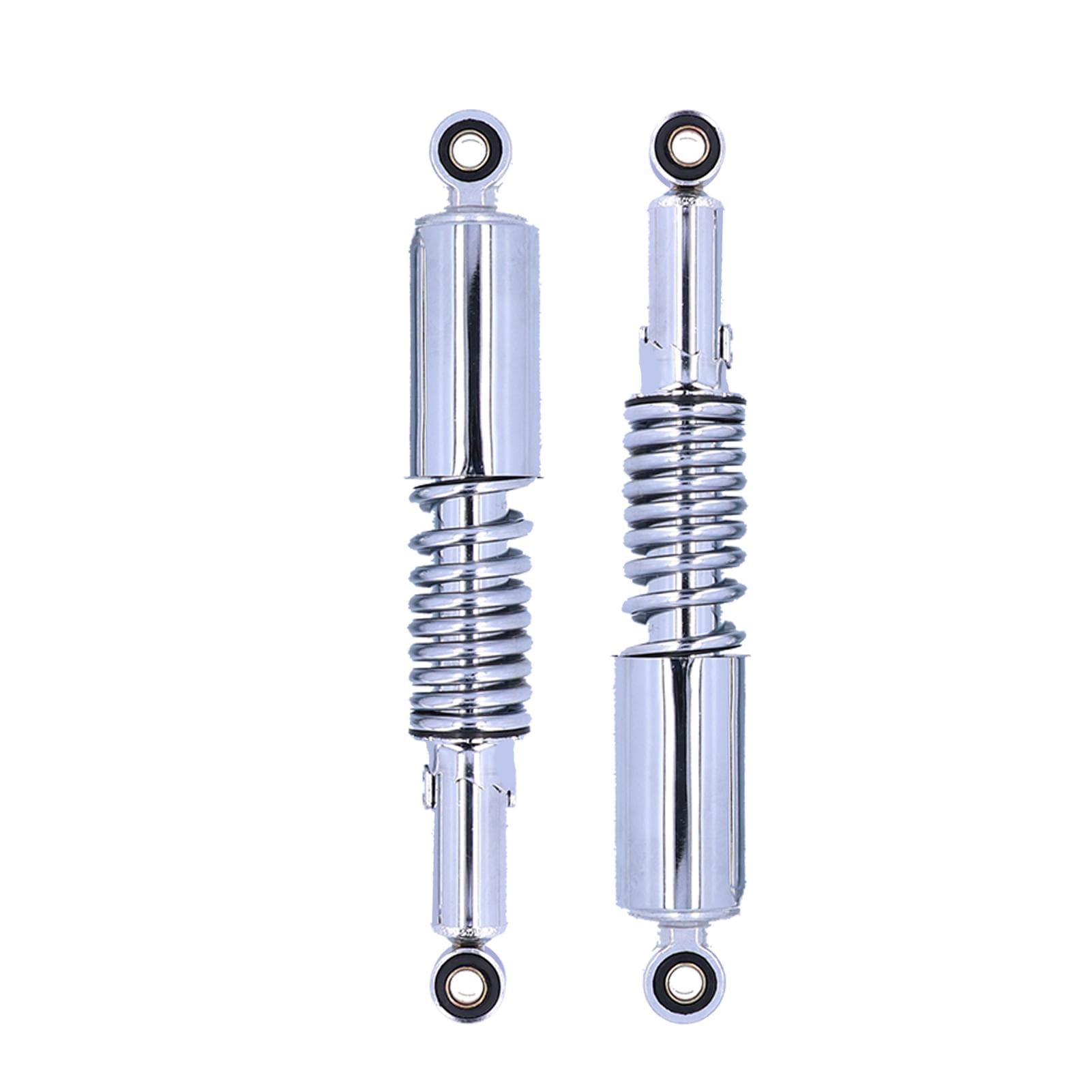 Pair of 12.5in Motorcycle Shocks Absorber Stainless Steel Damper Fit for 125cc 150cc 200cc