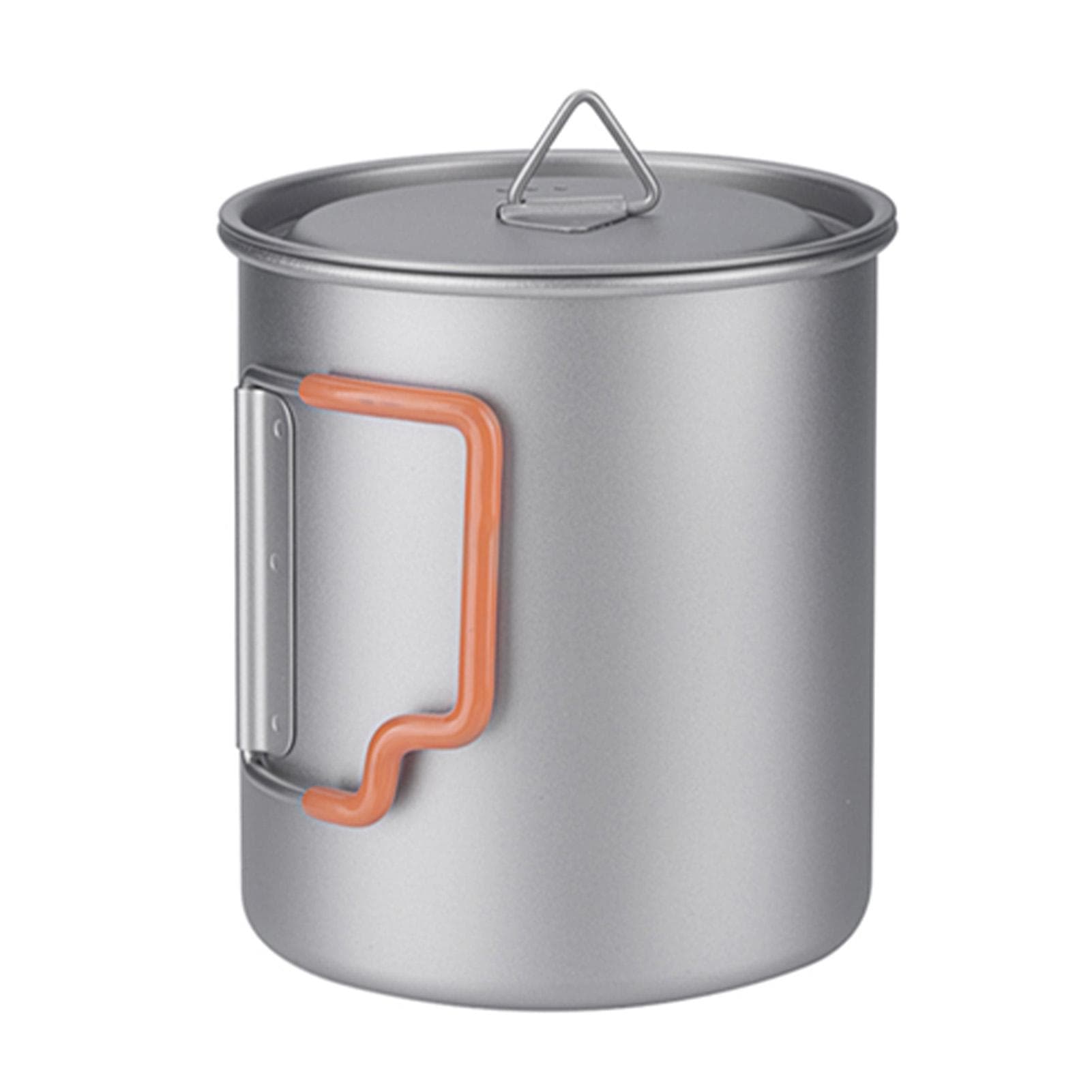 Stackable Mugs Camping Cups Titanium Travel Cups Foldable Handle Portable Outdoor Camping and 450ml Cup