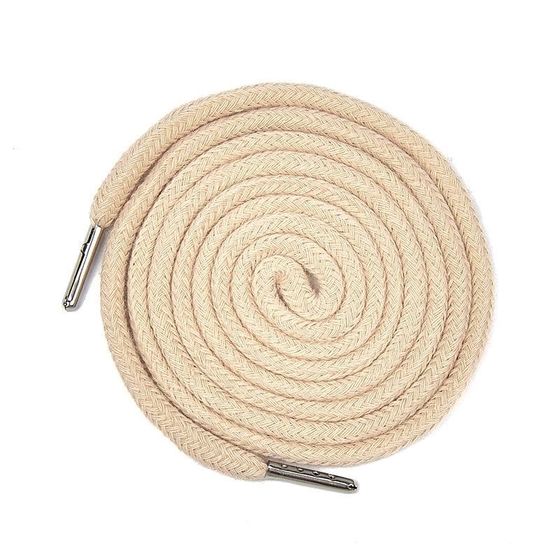 Polyester Cotton 1.3m Drawstring for Sportswear and Hoodies with 5mm Metal Tip