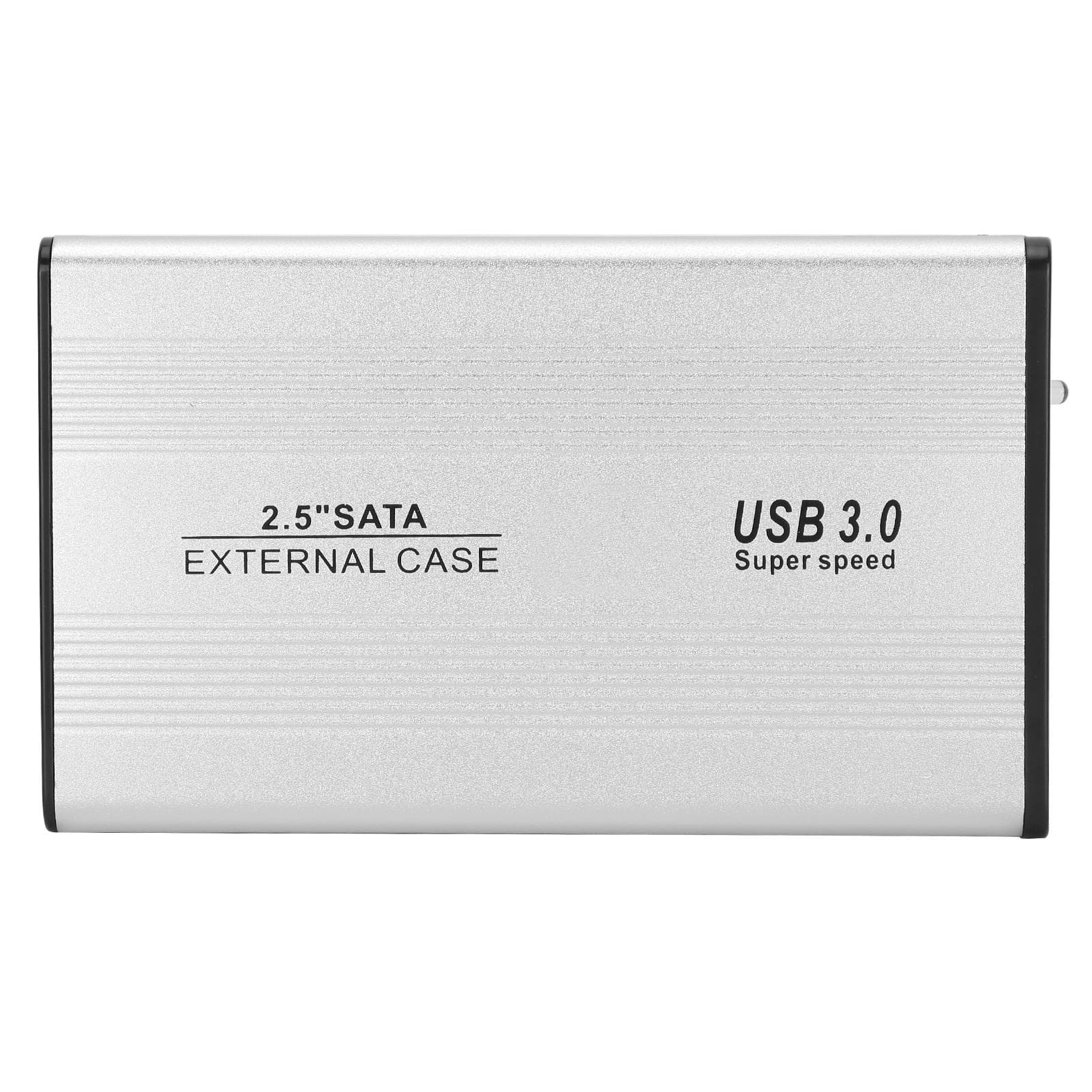 USB 3.0 Mobile Hard Disk 2.5in HDD SSD High Speed External Case GK05 Silver Computer Supplies 120G