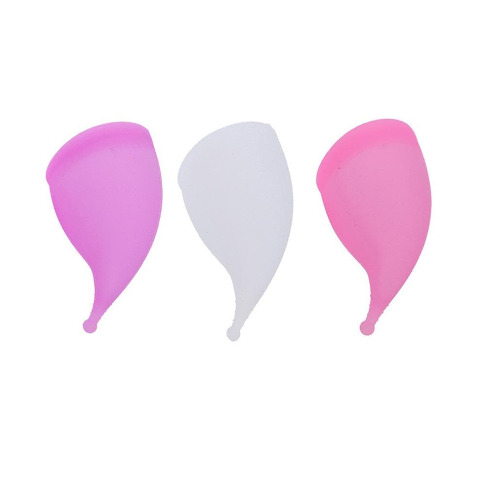 Menstrual Cup Women Reusable Medical Grade Silicone Menstrual Cup pink