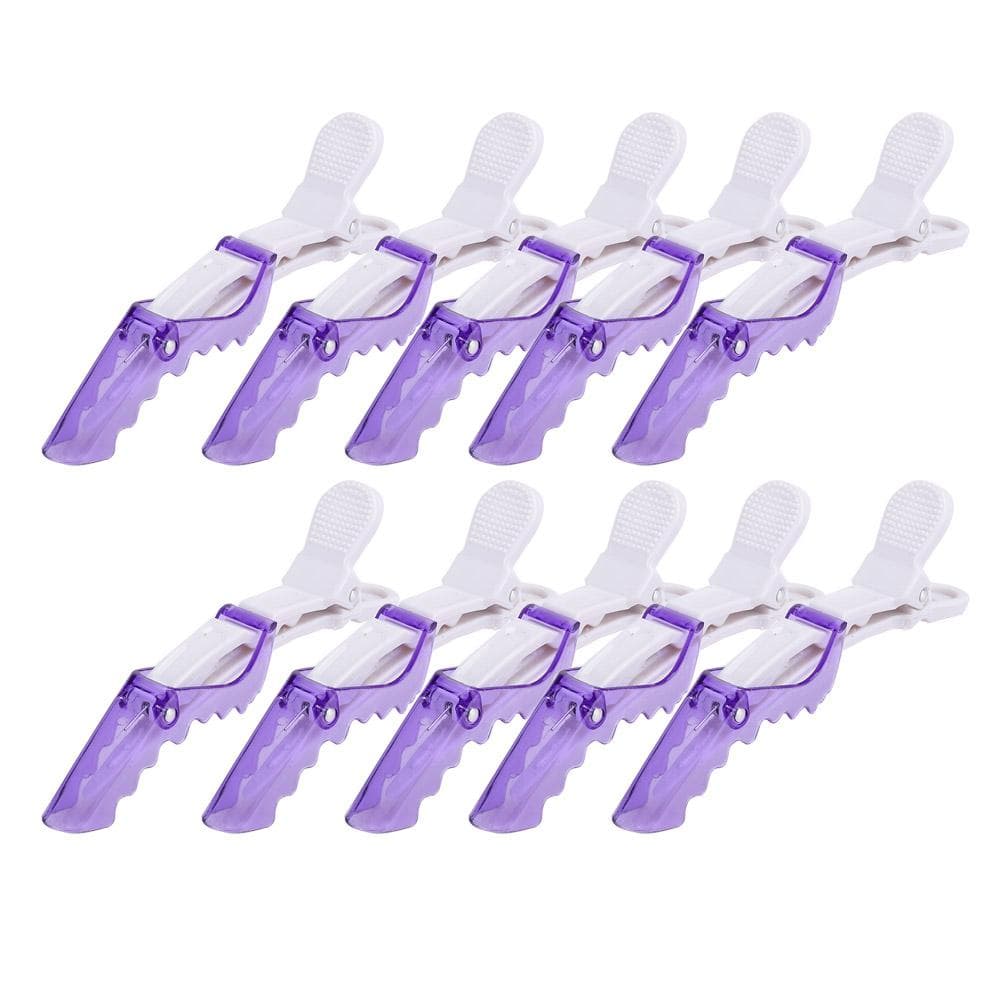 10pcs Duckbilled Clip Hair Partition Hairdressing Hairstyle Pin for Hair Salon Barber Shop