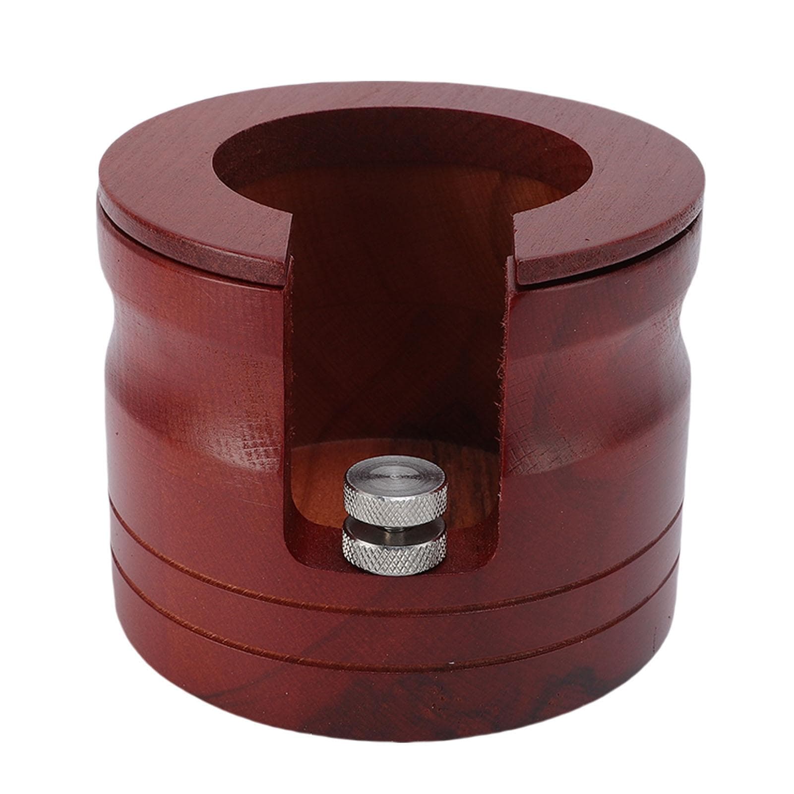 Coffee Portafilter Holder Solid Wood Height Adjustable Tamping Station for 51mm 54mm 58mm