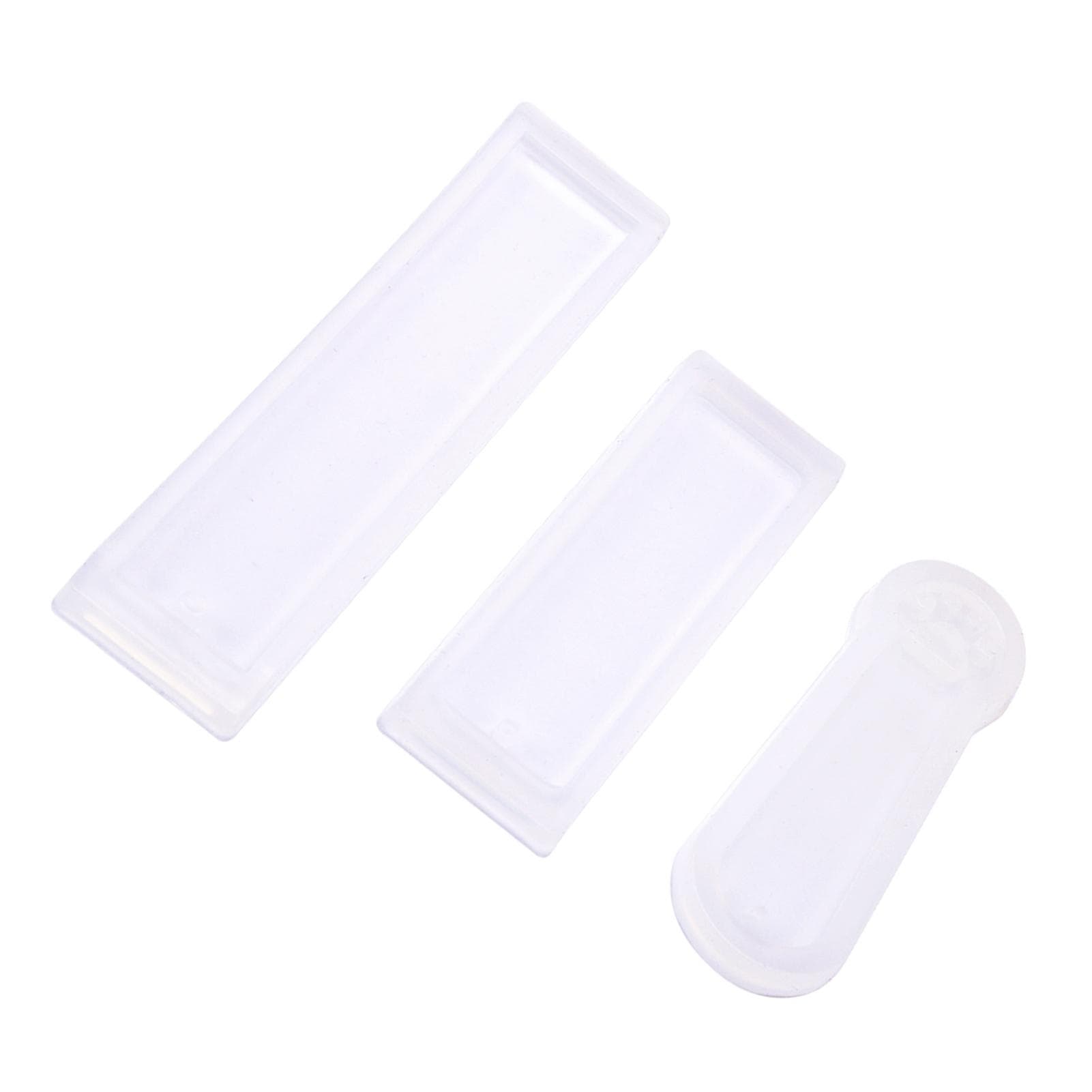 3pcsset DIY Rectangle Cat Claw Silicone Mould Epoxy Resin Jewelry Bookmark Craft with Hole
