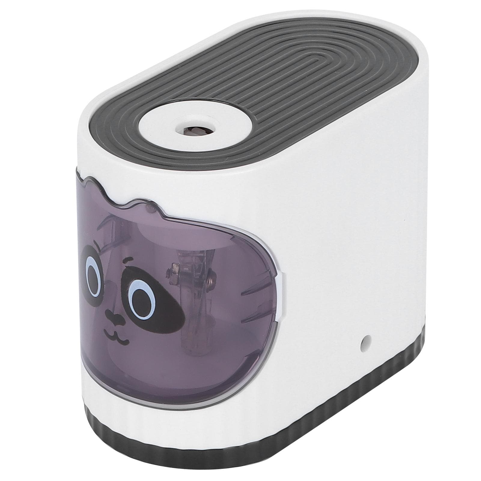 Electric Pencil Sharpener Classroom Cartoon Stationery Auto Stop for Kids ArtistsBlack black