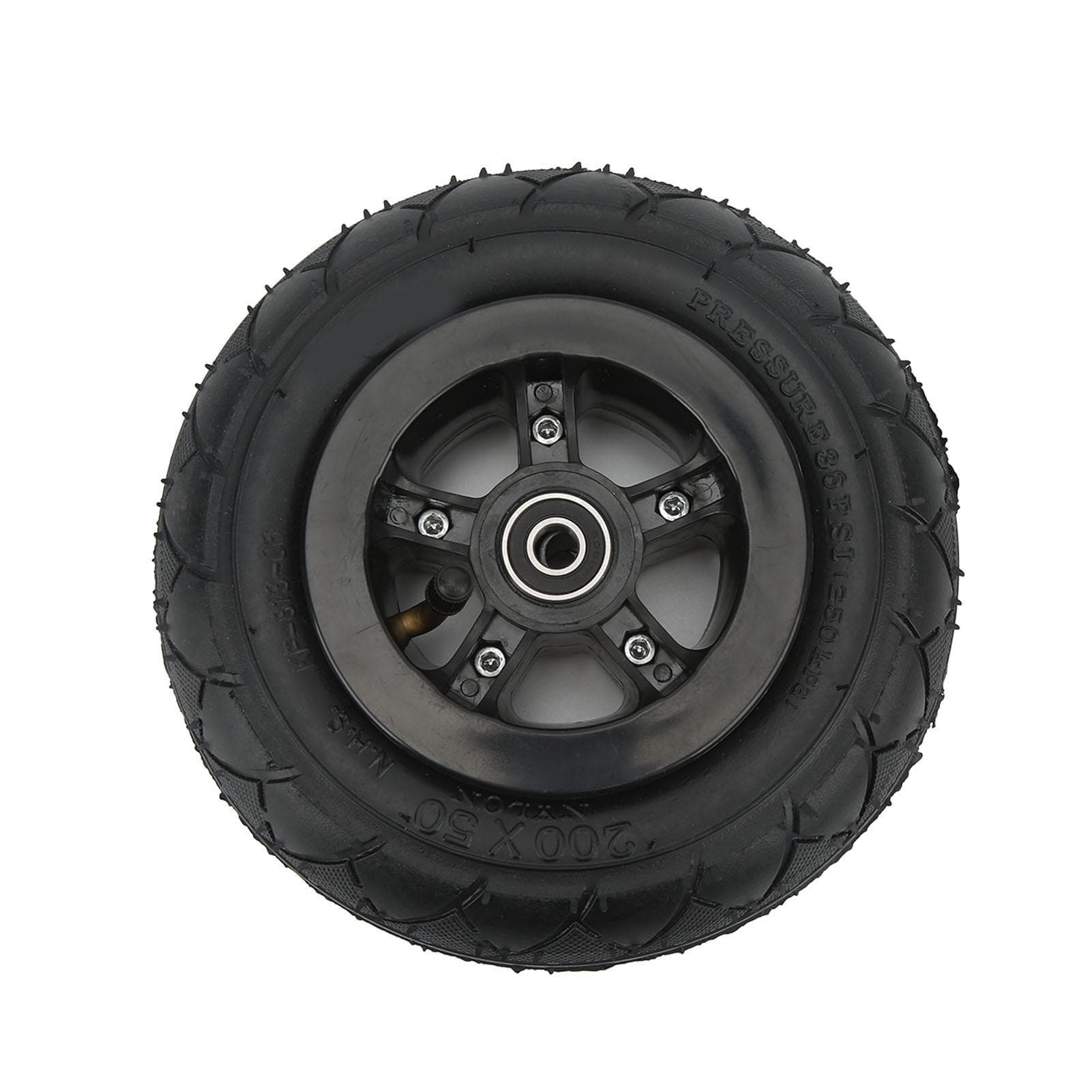 Mountain Skateboard Wheel 8in with Pneumatic Tire Mountain Scooter Wheel Off Road Skateboard Wheel