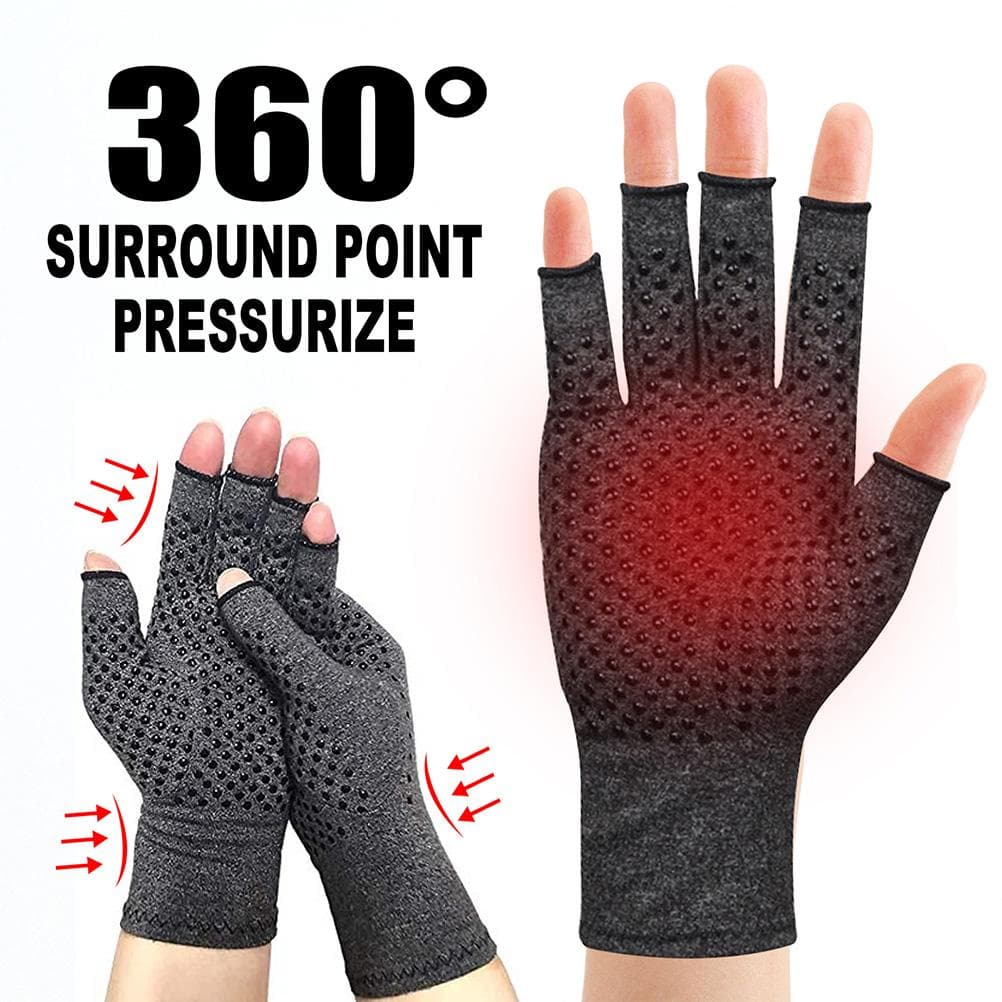 Arthritis Gloves Compressing Gloves Training Pressure Gloves Breathable Sport Gloves Glue Dot Non