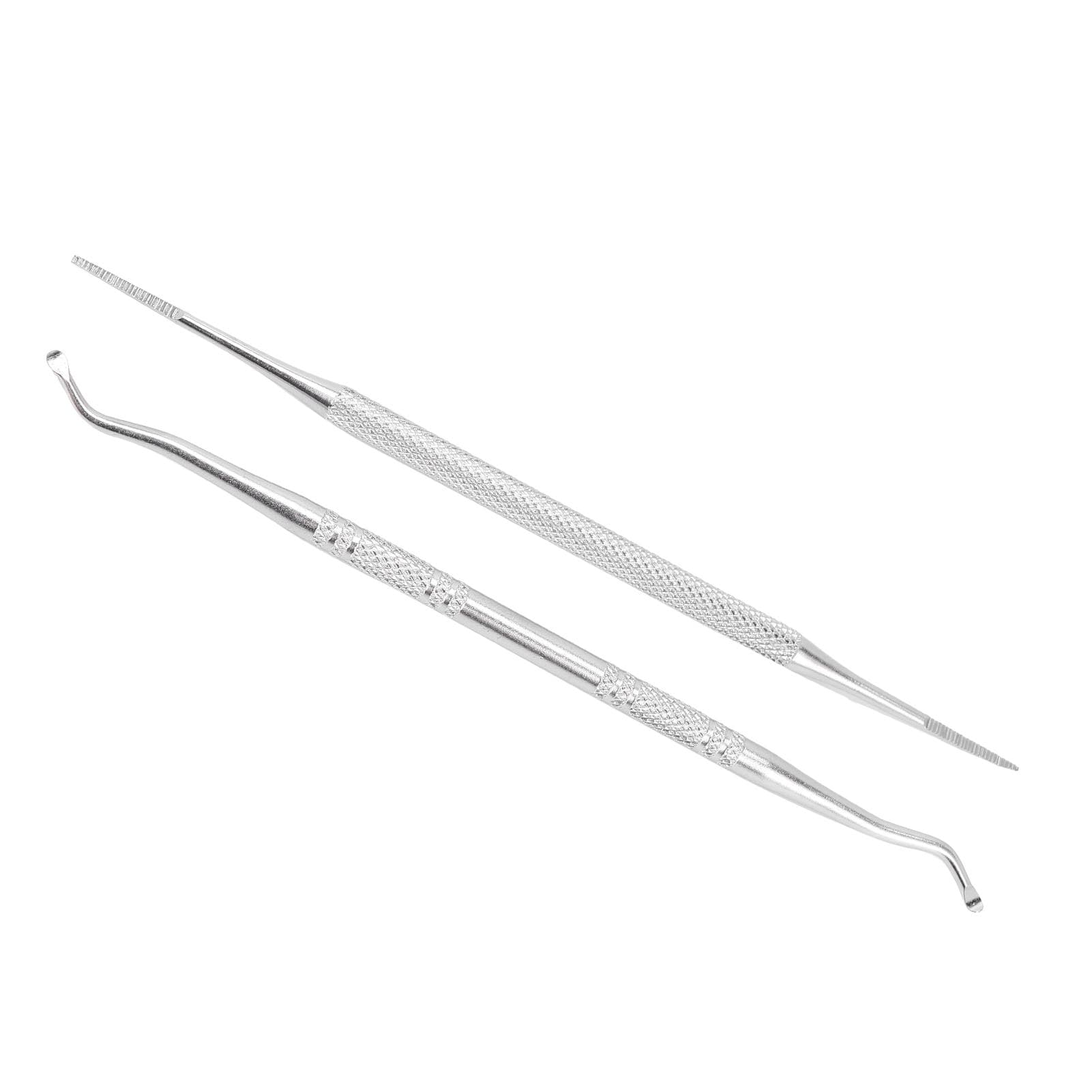 2pcs Ingrown Toenail File Lifter Professional Double Sided Stainless Steel Ingrown Toenail Cleaner