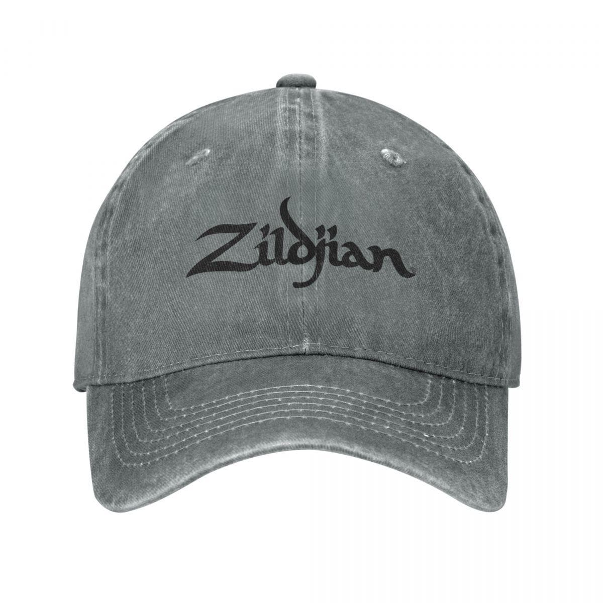 Zildjian Trucker Hats Accessories Retro Distressed Denim Snapback Cap For Unisex Style Adjustable One Size
