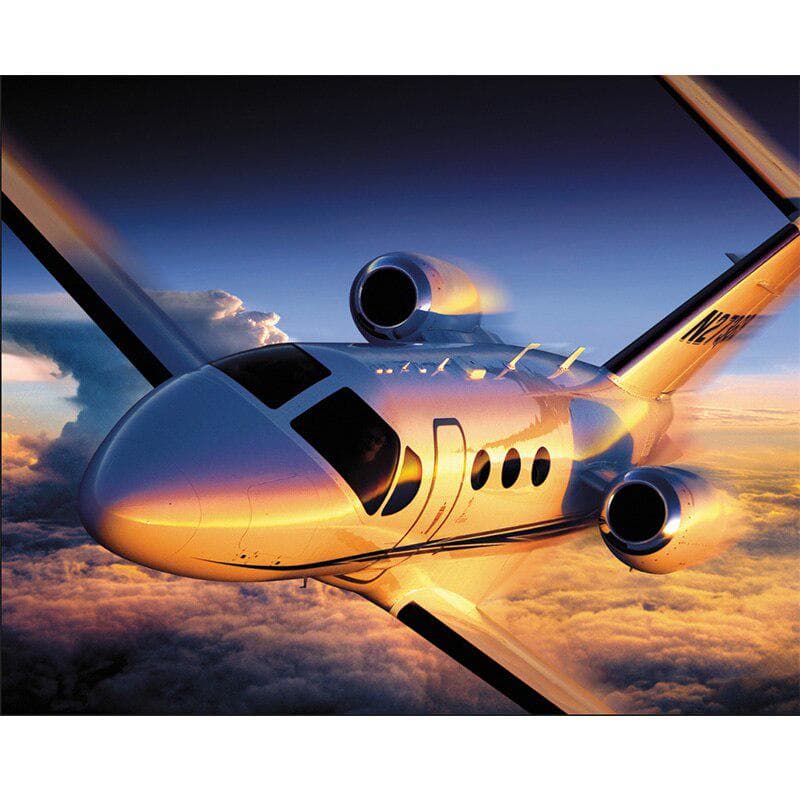 Diamond Painting Cross Stitch 5D Diy Diamond Embroidery Mosaic Pattern Aircraft Picture Home Decor 20X30CM