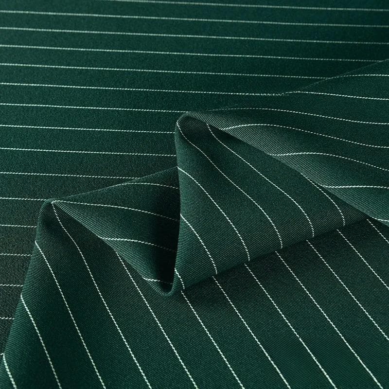 100x150cm Fine Stripe Fabric Spring Summer Fashion Skirts Suits Cloth Apparel Sewing Fabric Polyester Rayon Spandex Material 100x150cm