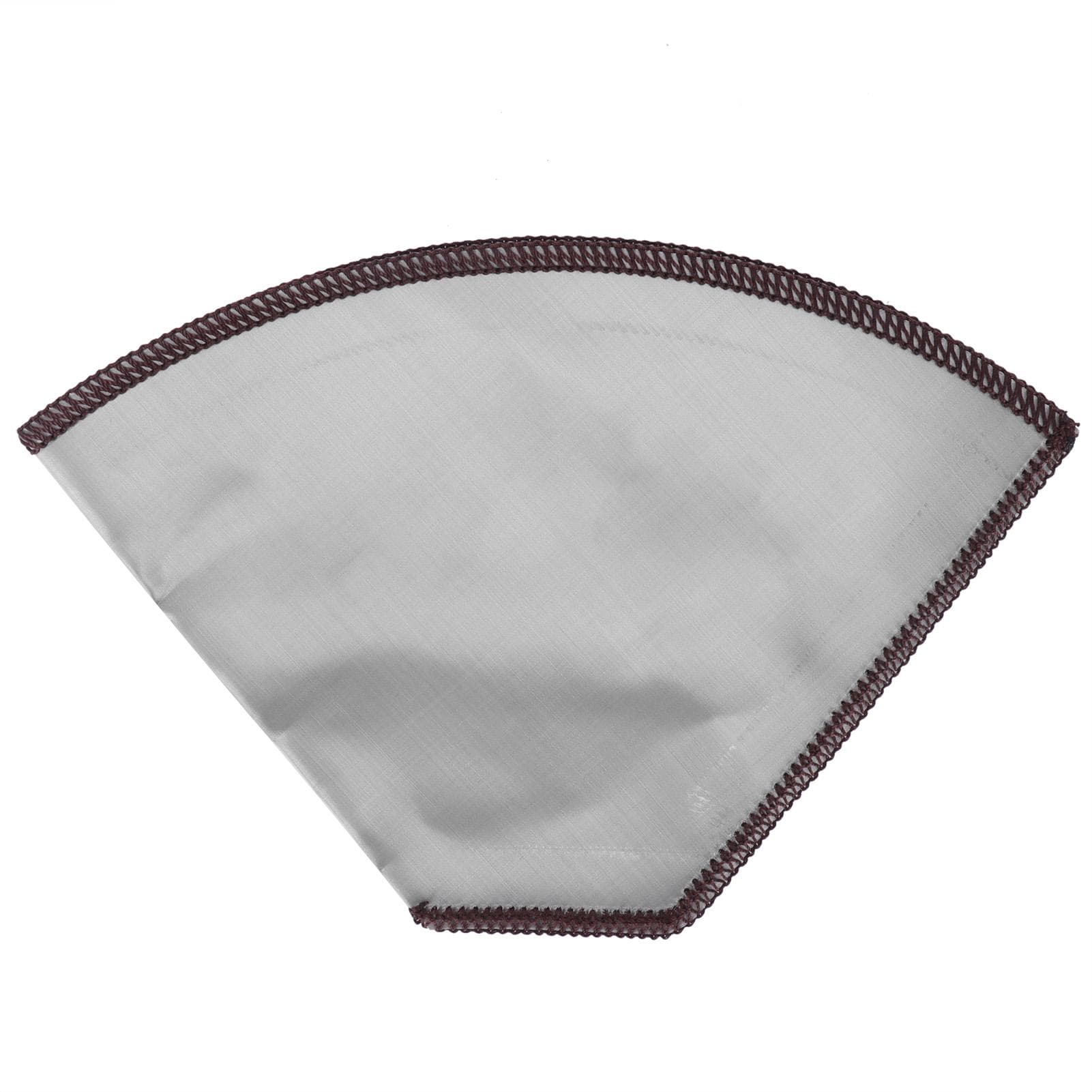 Stainless Steel Coffee Filter Reusable Foldable Trapezoid Coffee Strainer Bag 4?6 Cup