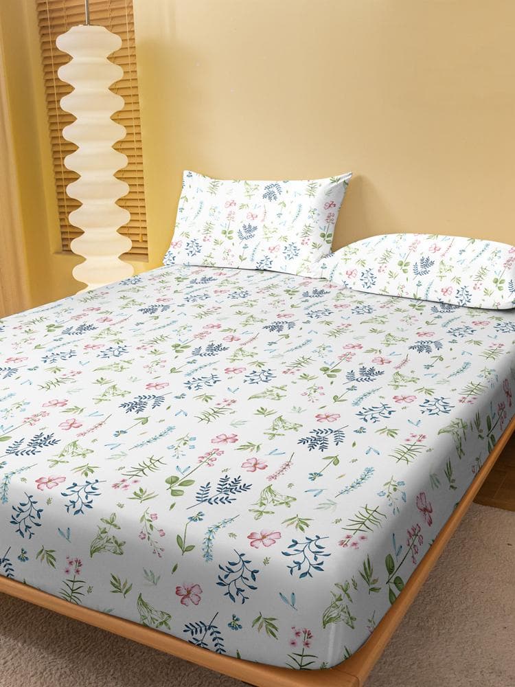 Four Seasons Men And Women Simple Fashion Plant Printing Sanded Bedspread Home Bedroom Hotel 50x135cm