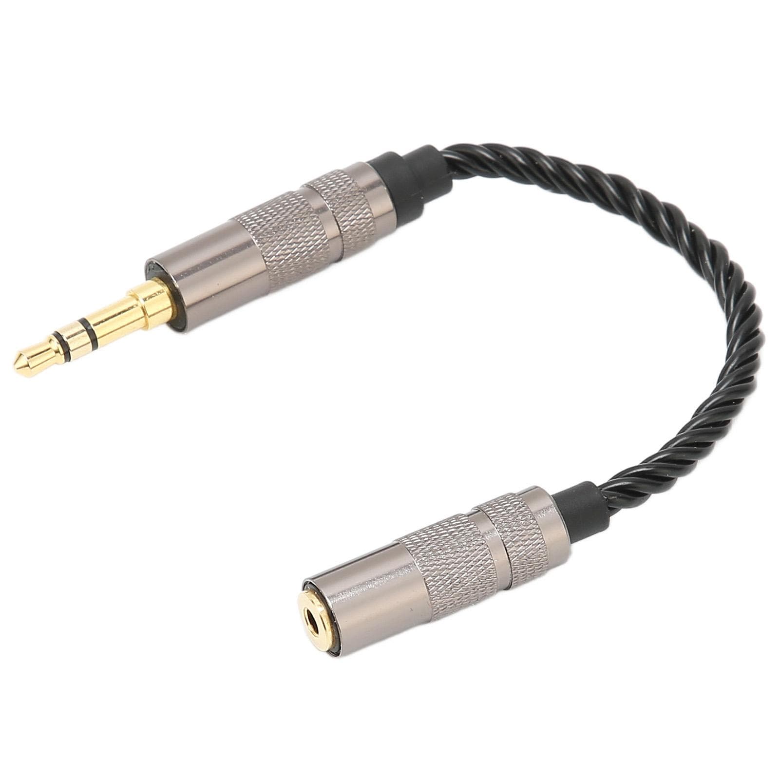 3.5 Male to 2.5 Female Adapter Portable Silver Plated Copper Headphone Jack Conversion Cable