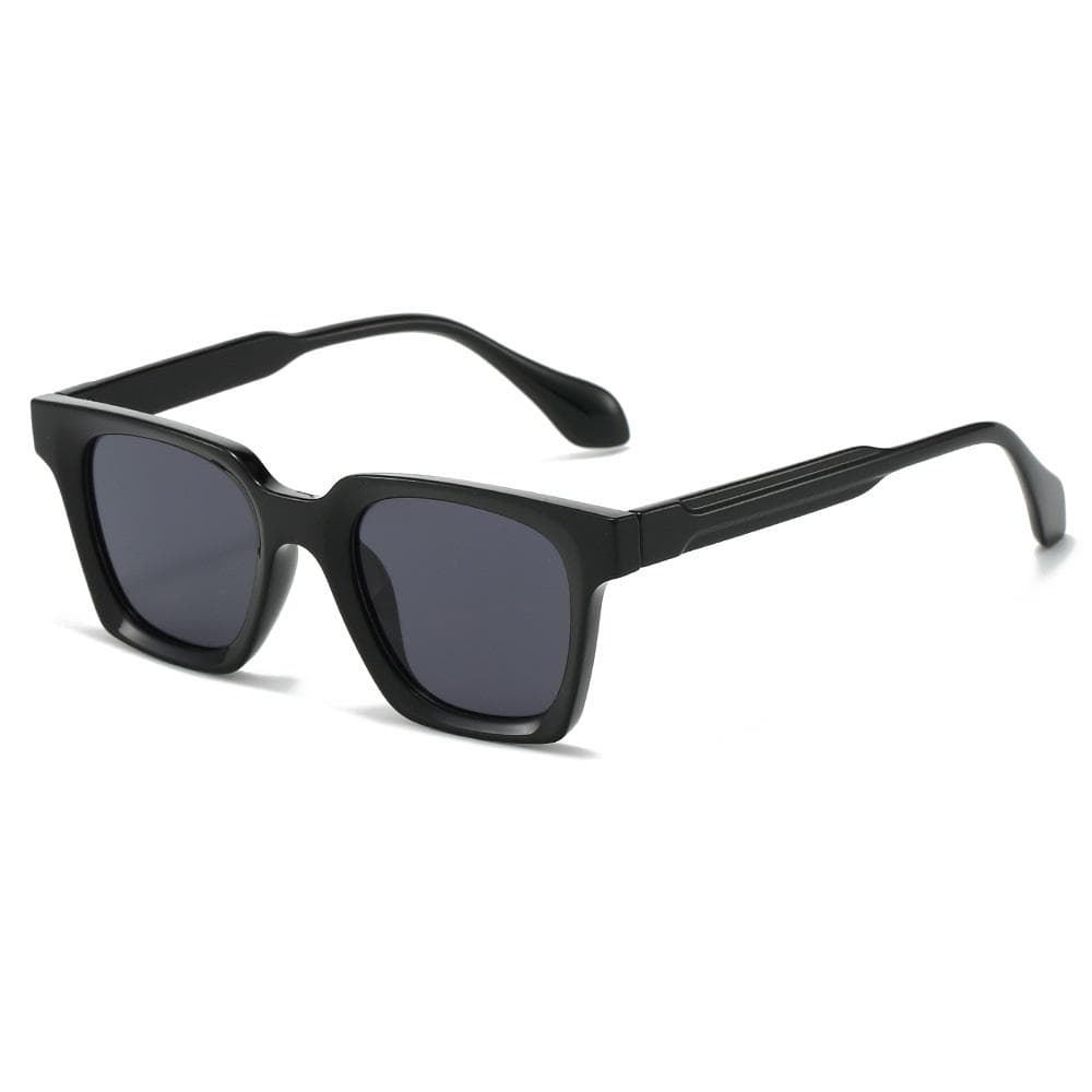Square Sunglasses Unisex Gradient Two Color Frame Striped Legs Retro Fashion UV400 Protection Trendy Shades And pictures