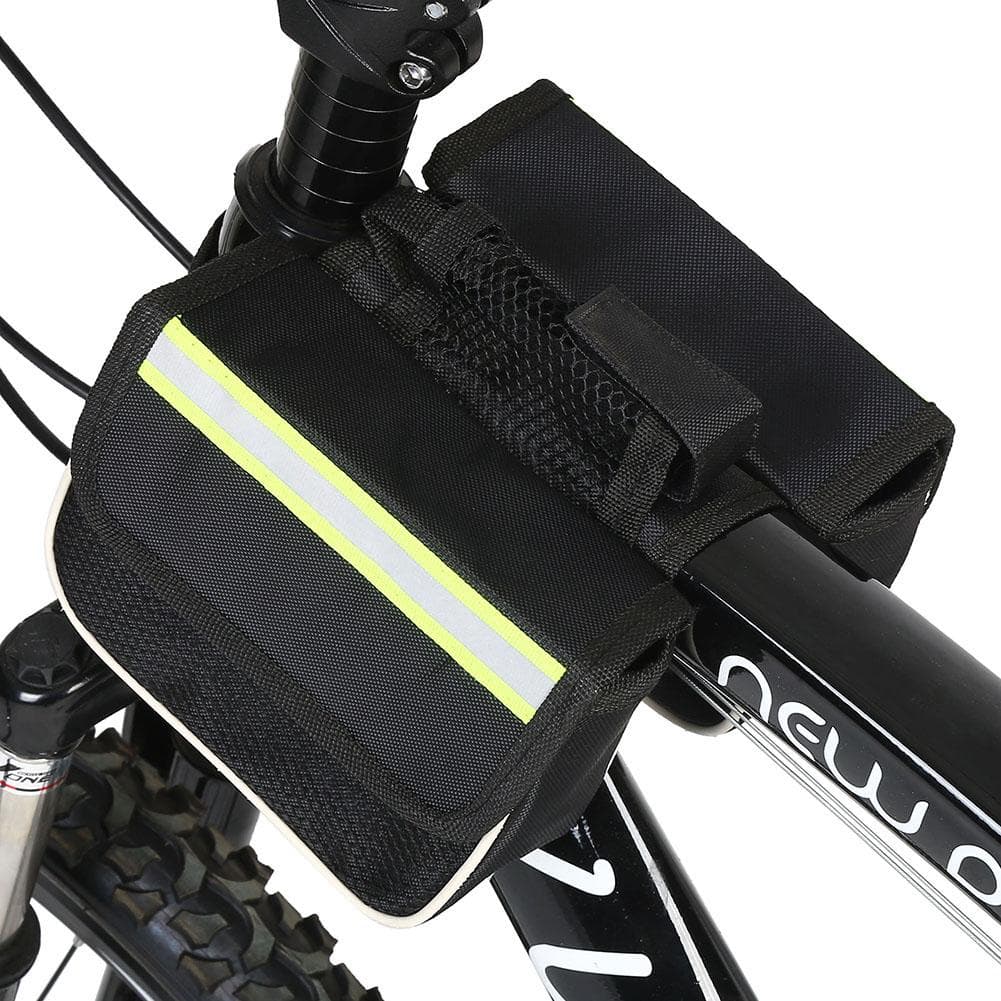 Front Frame Saddle Top Tube Bike Bag Waterproof Cycling Bicycle Double Pouches Bag