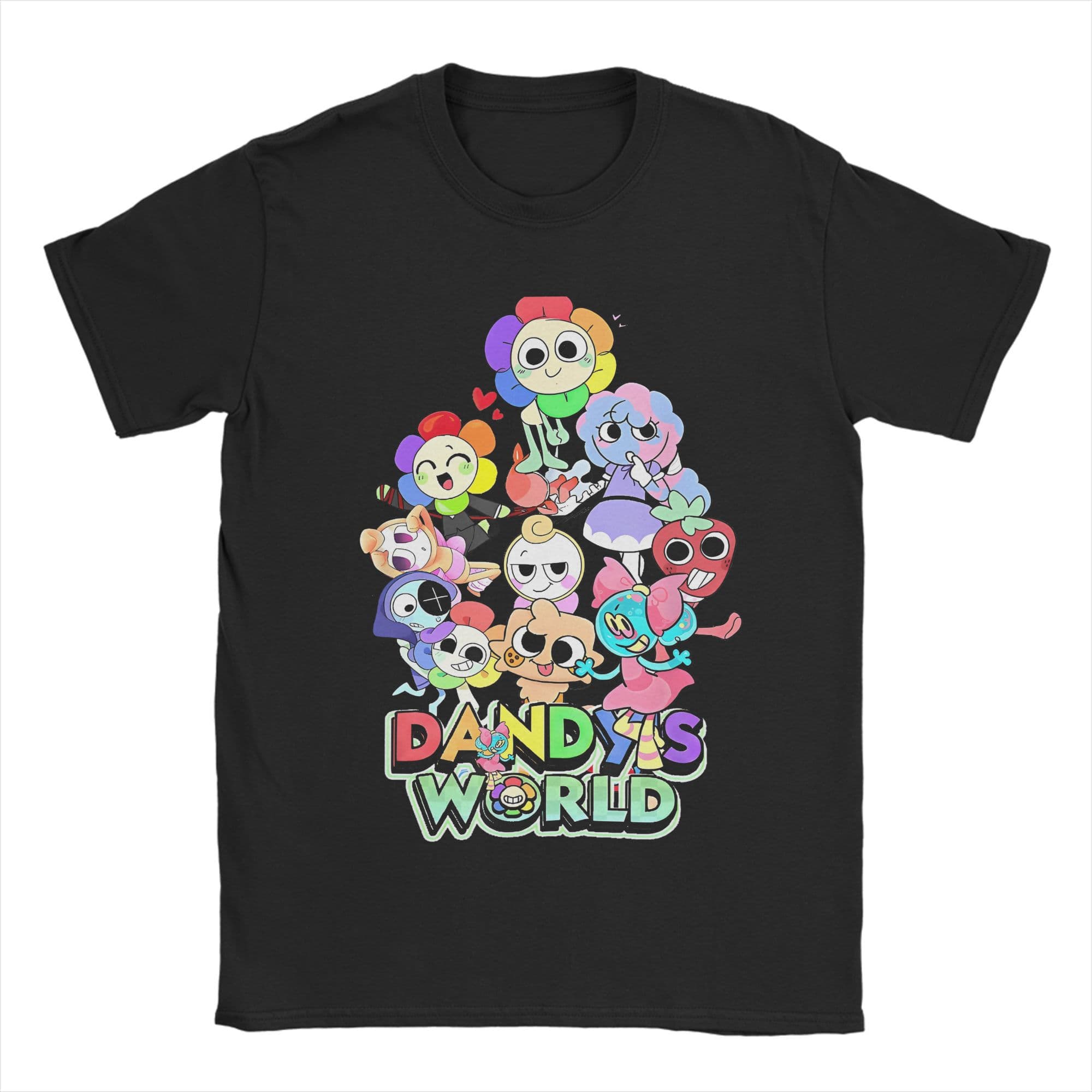 Streetwear Dandys World Cosmo Cartoon Tshirts Men's Crewneck Short Sleeve Clothing Cotton Summer TopsTops S