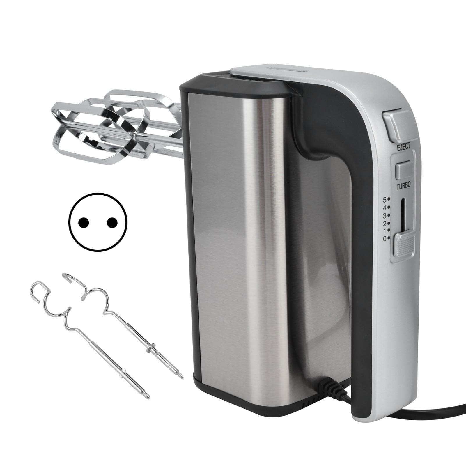 HighPower Electric Whisk Portable Butter Mixing 5Gear Adjustable Electric Egg Beater for Home