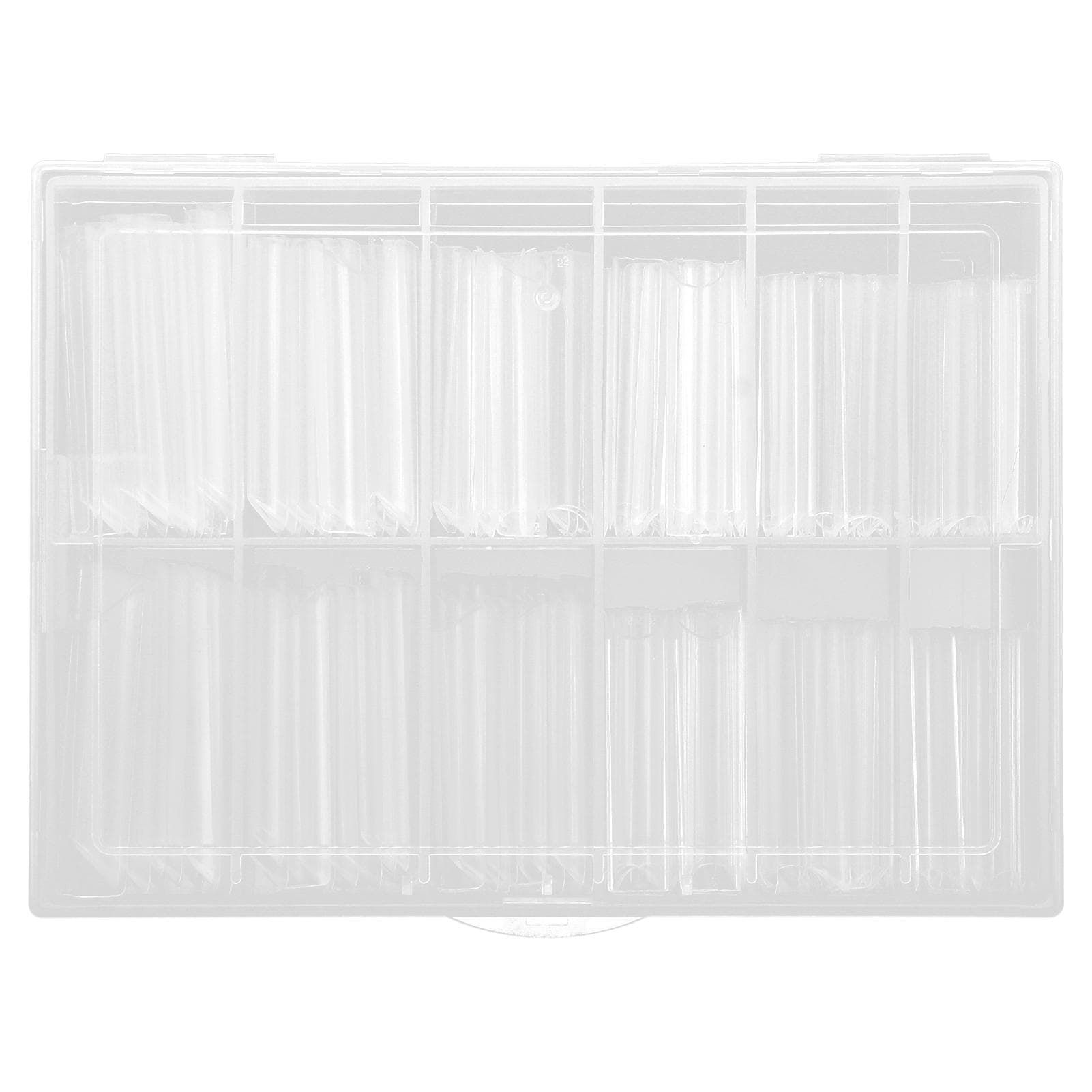 240 Pcs Artificial False Nail Extension Tips Transparent Fake Nails Tips Nail Salon Tips
