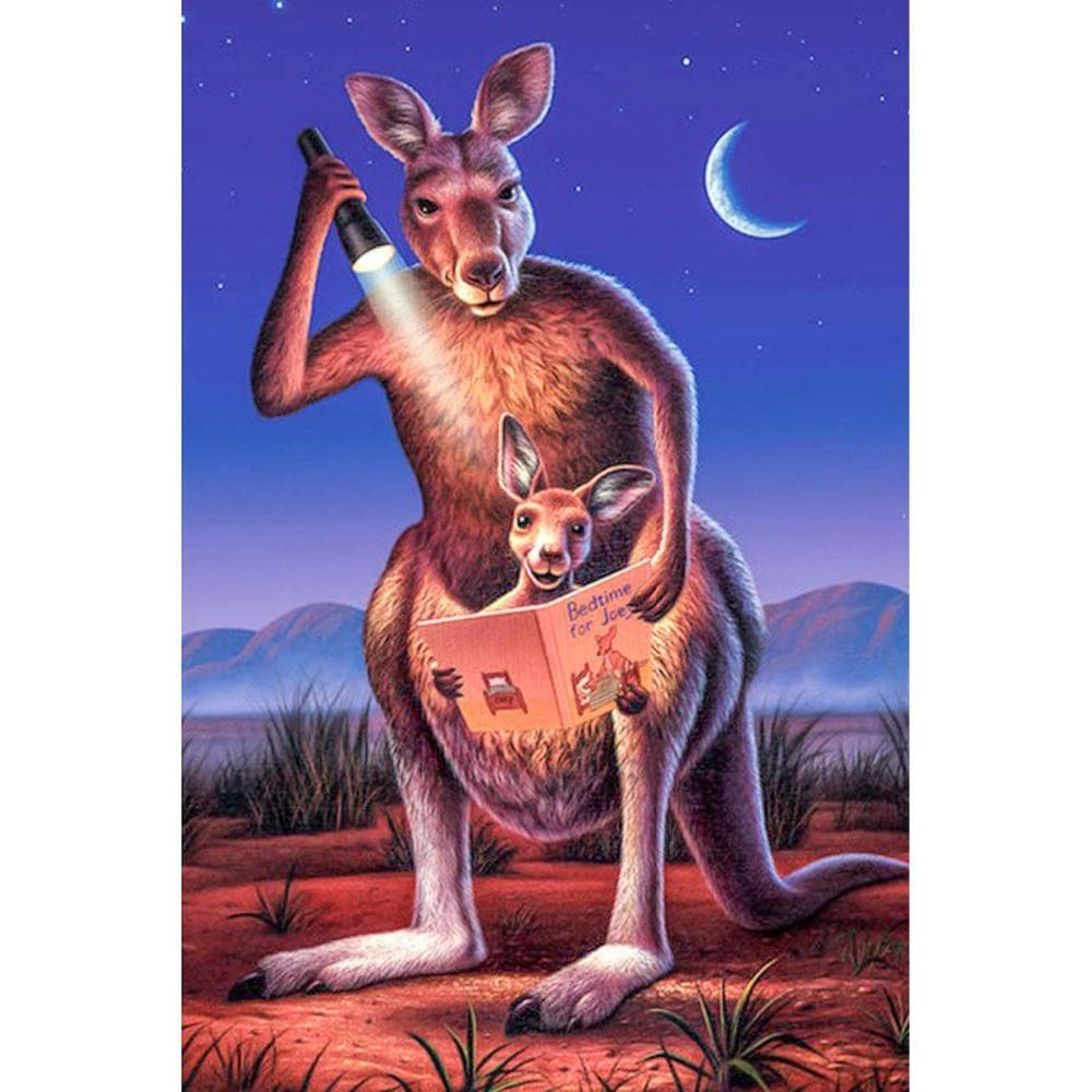 5D DIY Diamond Painting Cross Stitch Animal kangaroo Diamond Mosaic Picture Of Rhinestone Home Decor 20X30CM