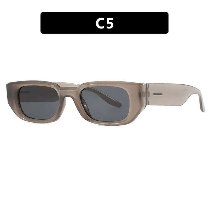 European American Fashion Niche Small Frame Sunglasses UV400 Wide Leg Versatile UV Resistant Glasses