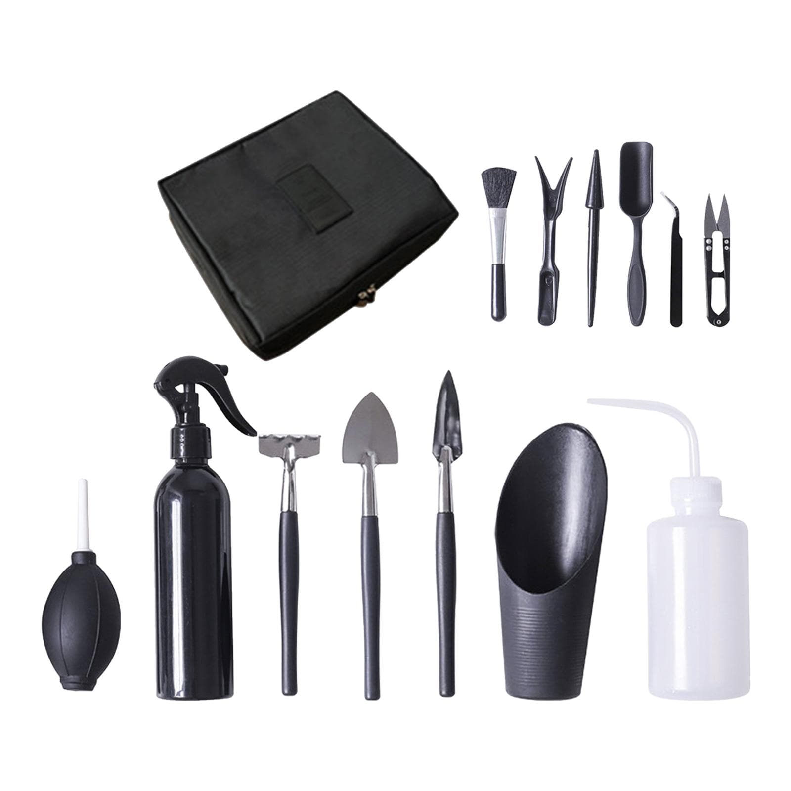 14PCS Garden Planting Tool Set Bonsai Succulent Transplanting Mini Planting Hand Tools for Indoor Type 1