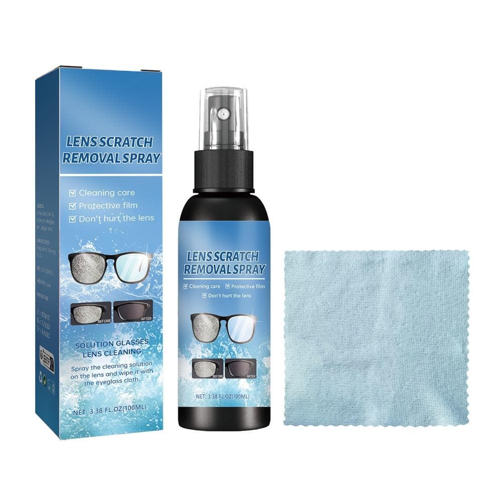 100ML Glasses Lens Cleaner Spray Anti Fog Refurbishment Gentle Cleaning Solution for Sunglasses Removing Dust
