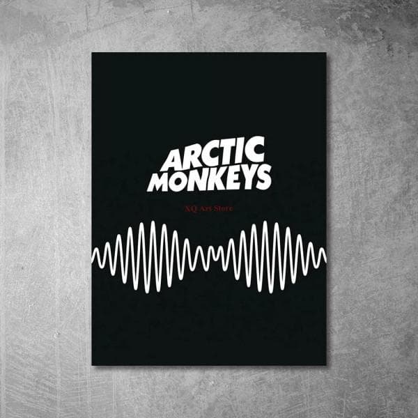 Arctic Monkeys Music Album Poster AM Favourite Worst Nightmare Album Canvas Painting Print Wall HD Picture Art Living Home Decor 30x40cm No Framed
